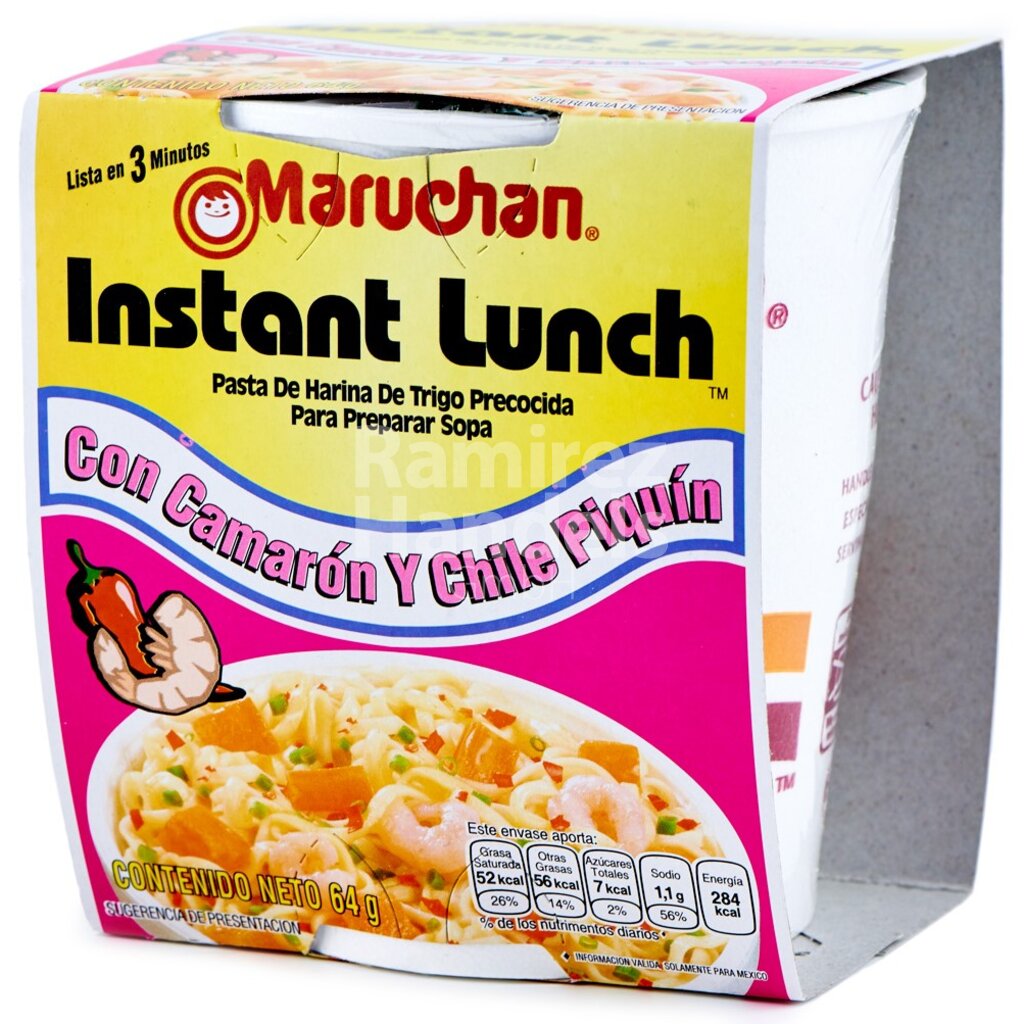Maruchan Suppe Shrimp mit Chile Piquin 64 g