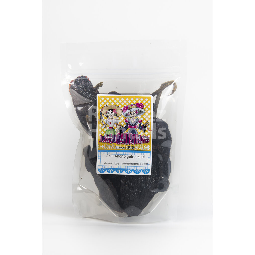 [MX0094] Chili Ancho getrocknet LAS CATRINAS 100 g