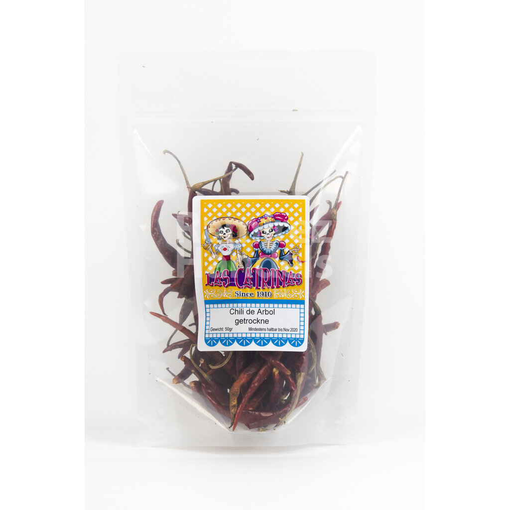 [MX0096] Chili Arbol LAS CATRINAS 50 g