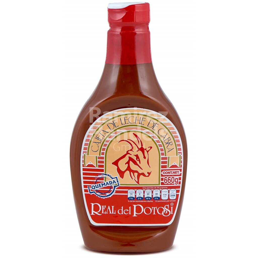 [MX0118] Cajeta QUEMADA Real del Potosi SQUEEZE GROß 660 g
