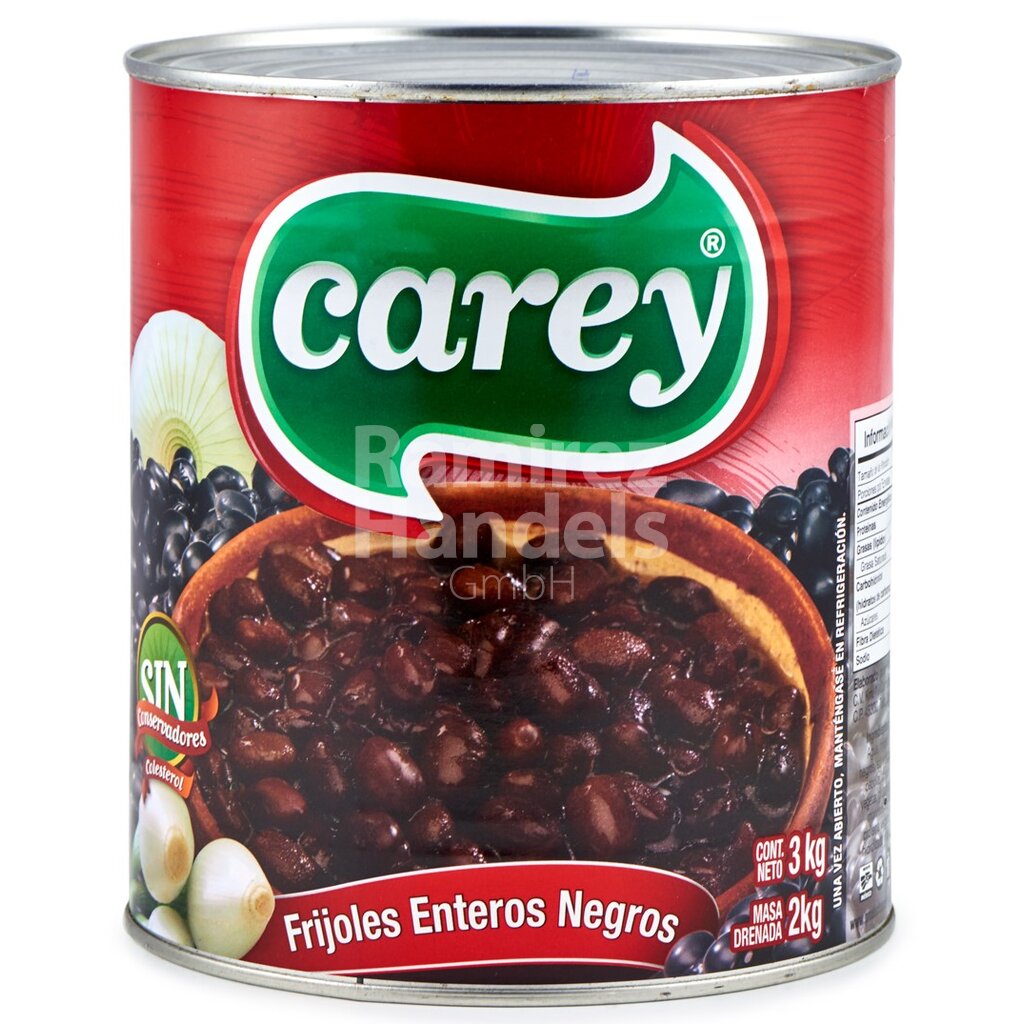 [MX0153] Frijoles whole black beans CAREY 3 kg