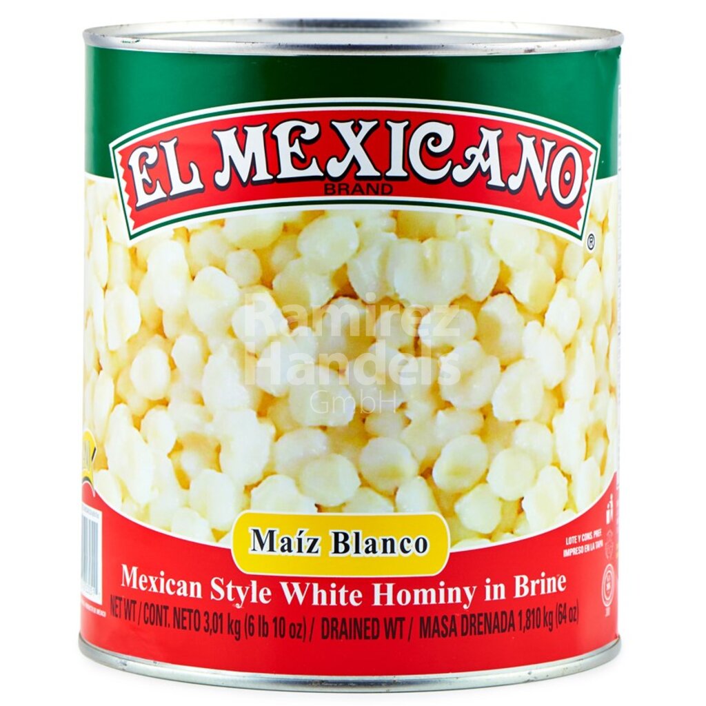 [MX0166] Corn for Pozole El Mexicano 3 kg