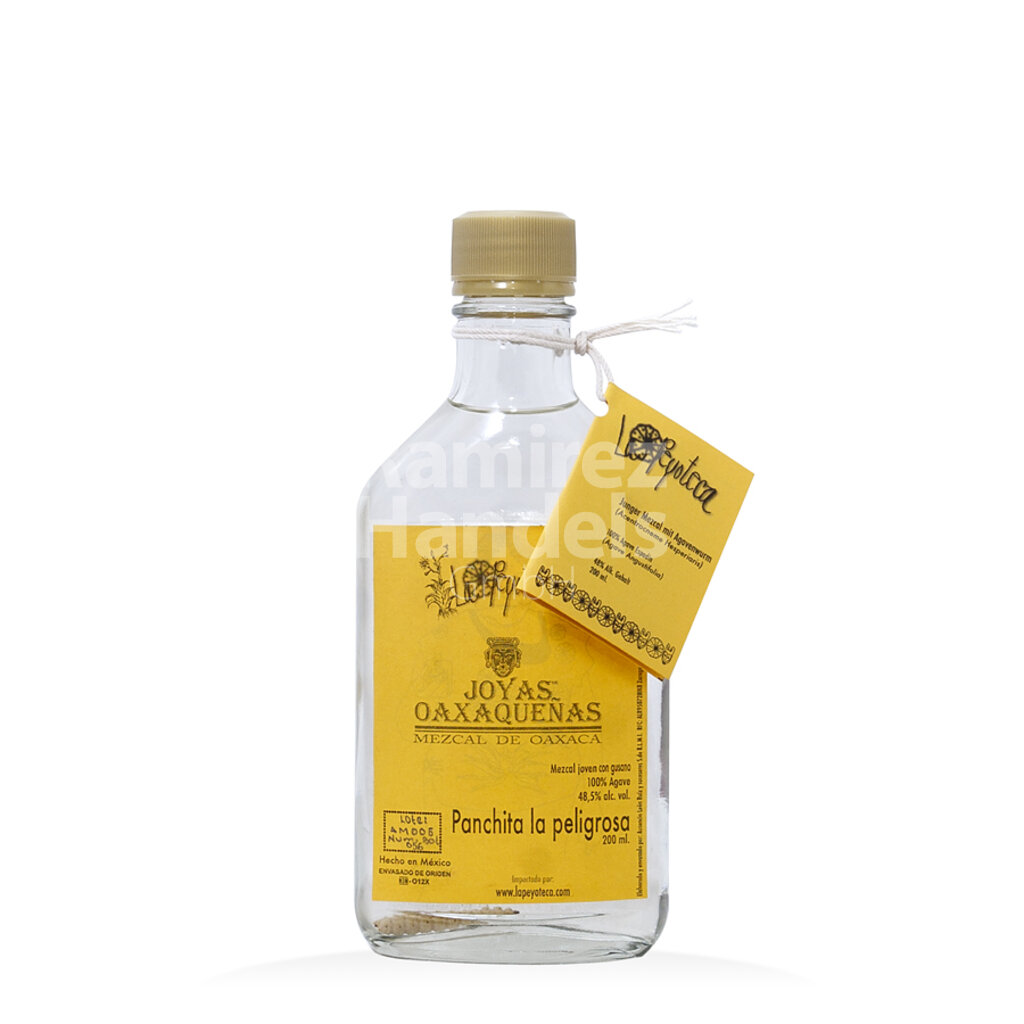 [MX0211] Mezcal con Gusano Panchita la Peligrosa 48% Vol. 200 ml