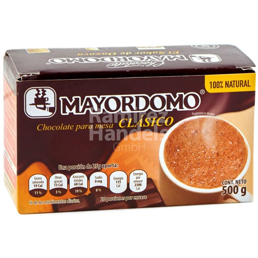 [MX0215] Chocolate MAYORDOMO 500 g