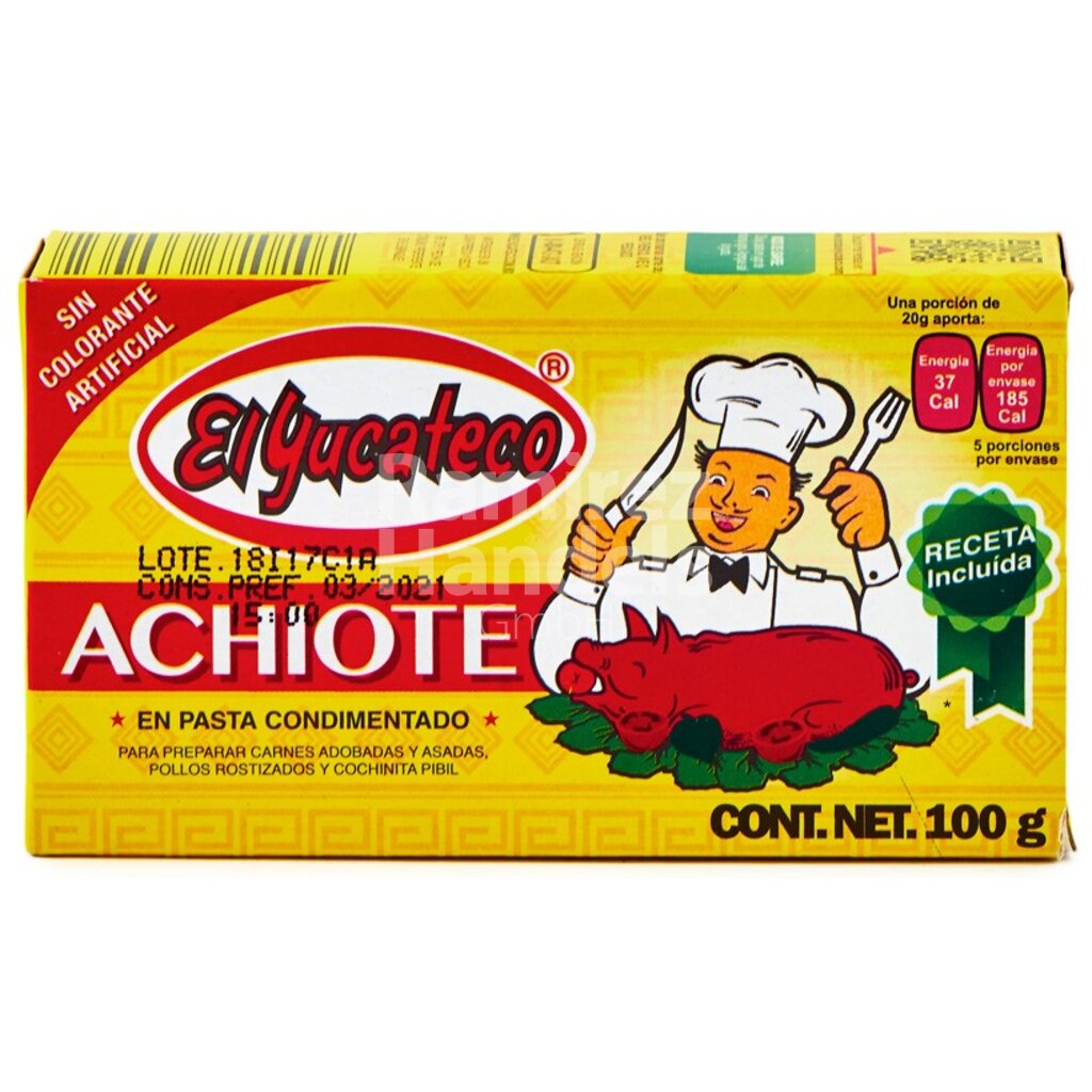 [MX0263] Achiote en Pasta El Yucateco 100 g