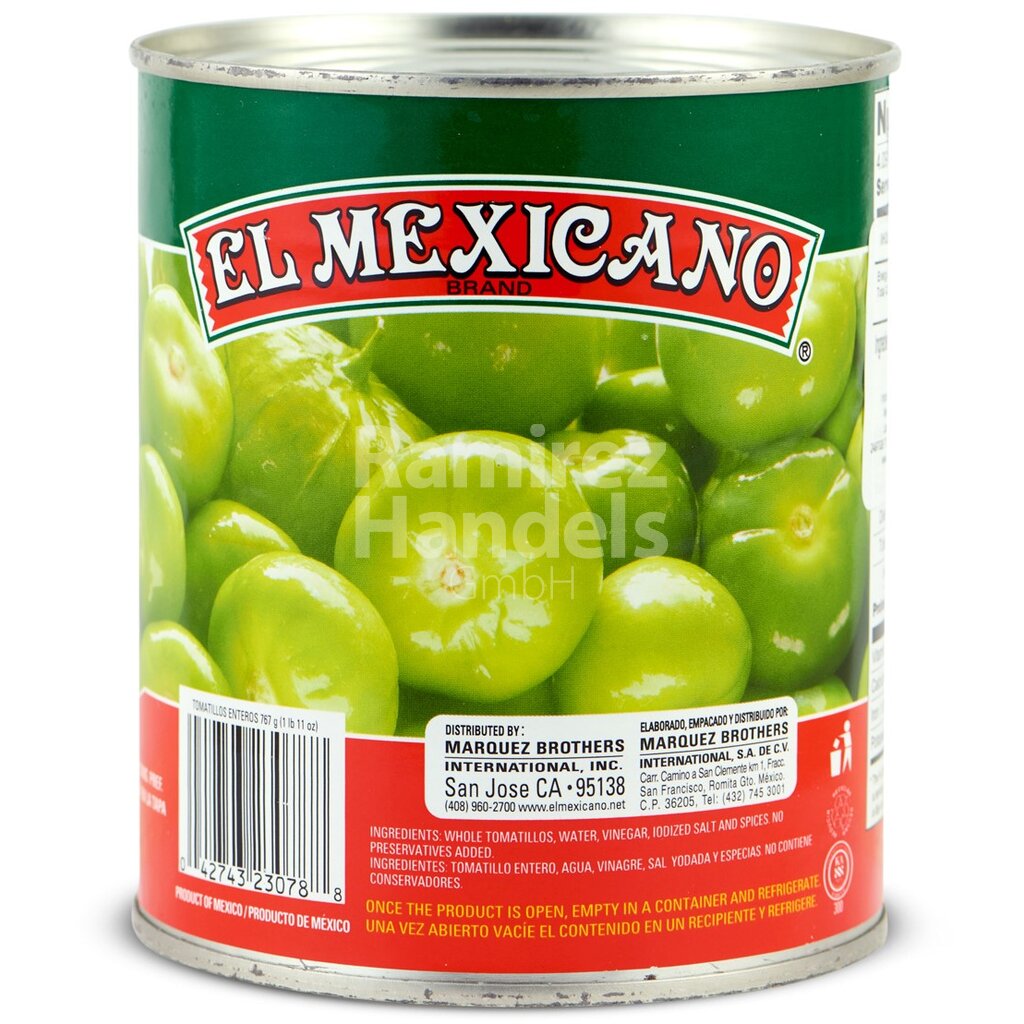 [MX0277] Green tomatoes - Tomatillos EL MEXICANO 767 g