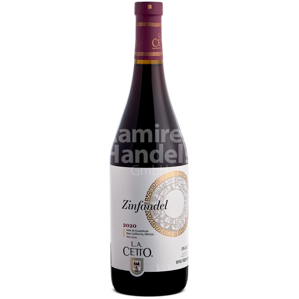[MX0339] Vino Tinto Mexicano L. A. CETTO Zinfandel 14 Vol. 750 ml