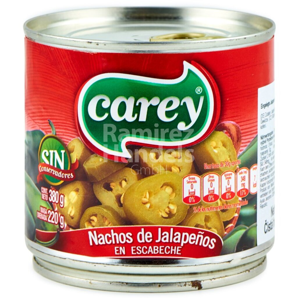 [MX0562] Chile Jalapeno Nacho Carey 380 g