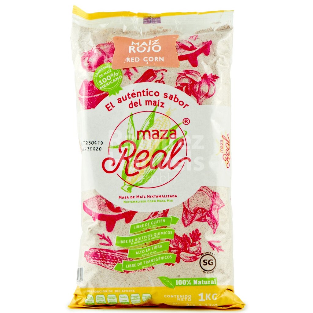 [MX0625] Red corn flour for tortillas Maza Real 1 kg