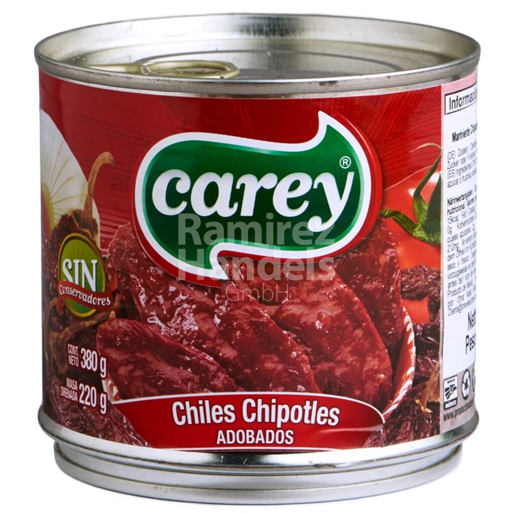 [MX0798] Chili Chipotles in Adobo Carey 380 g