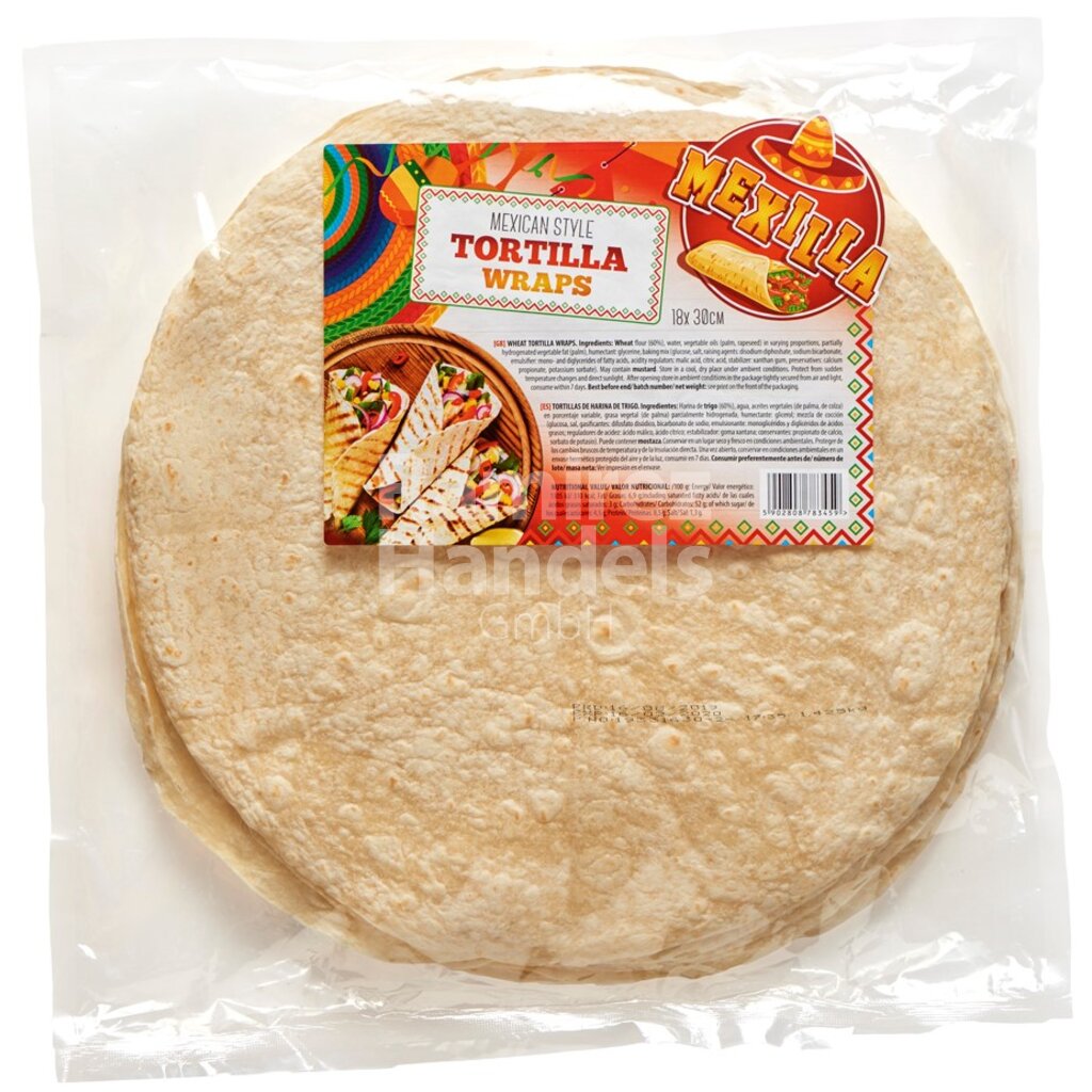 [MX0813] Wheat tortillas MEXILLA 30 cm Burrito (18 St.)