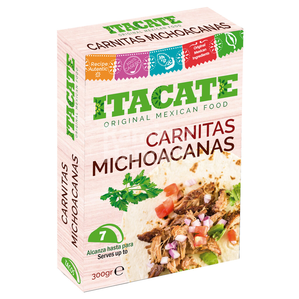 [MX0847] Pork Carnitas Michoacanas ITACATE 300 g