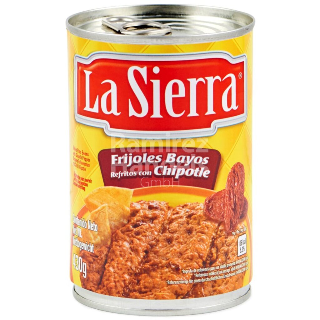 [MX0861] Frijoles Refritos con Chipotle La Sierra 430 g