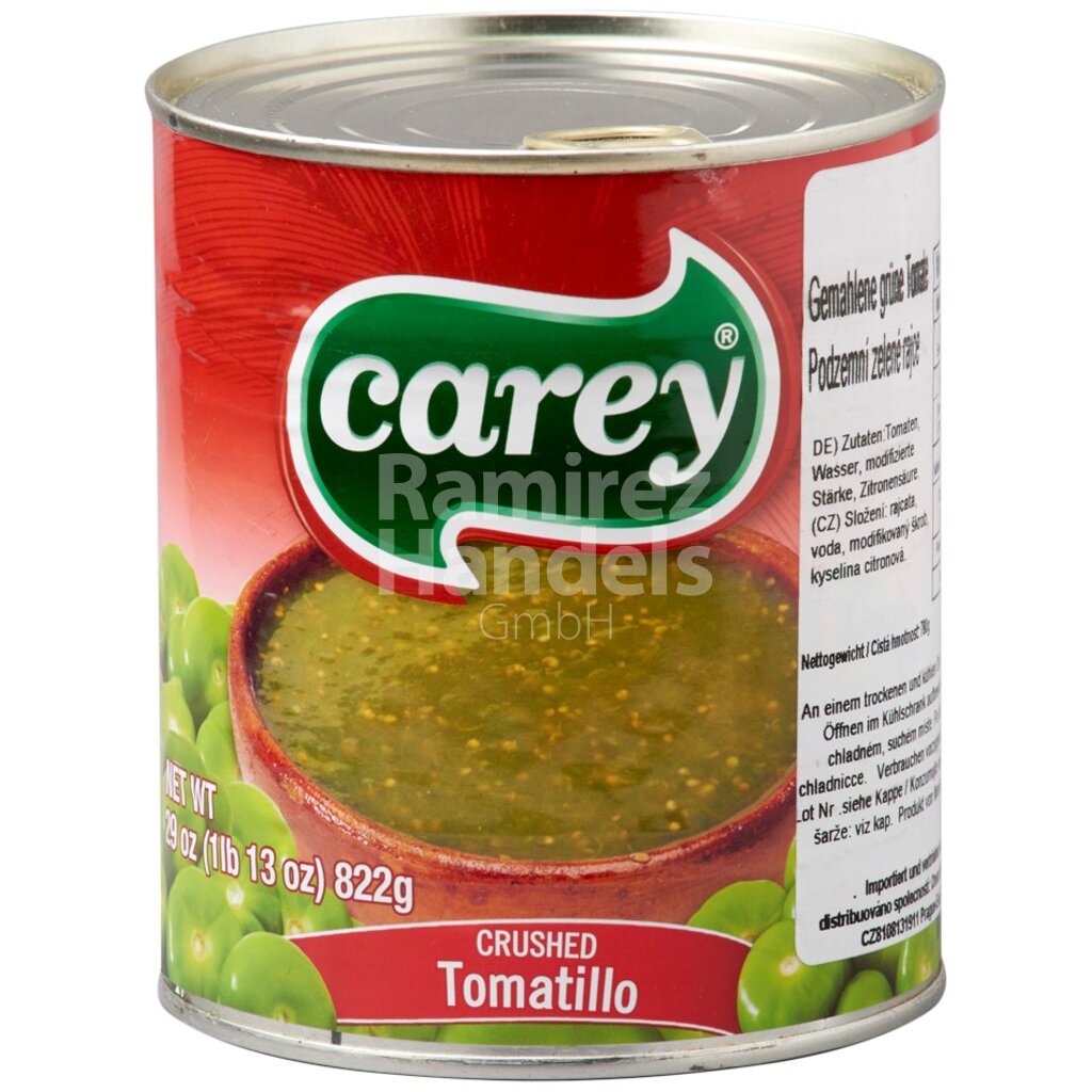[MX0885] Tomatillos Chopped CAREY 860 g