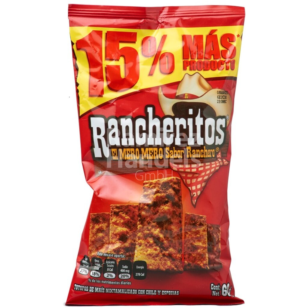 [MX0888] Rancheritos BARCEL 60 g