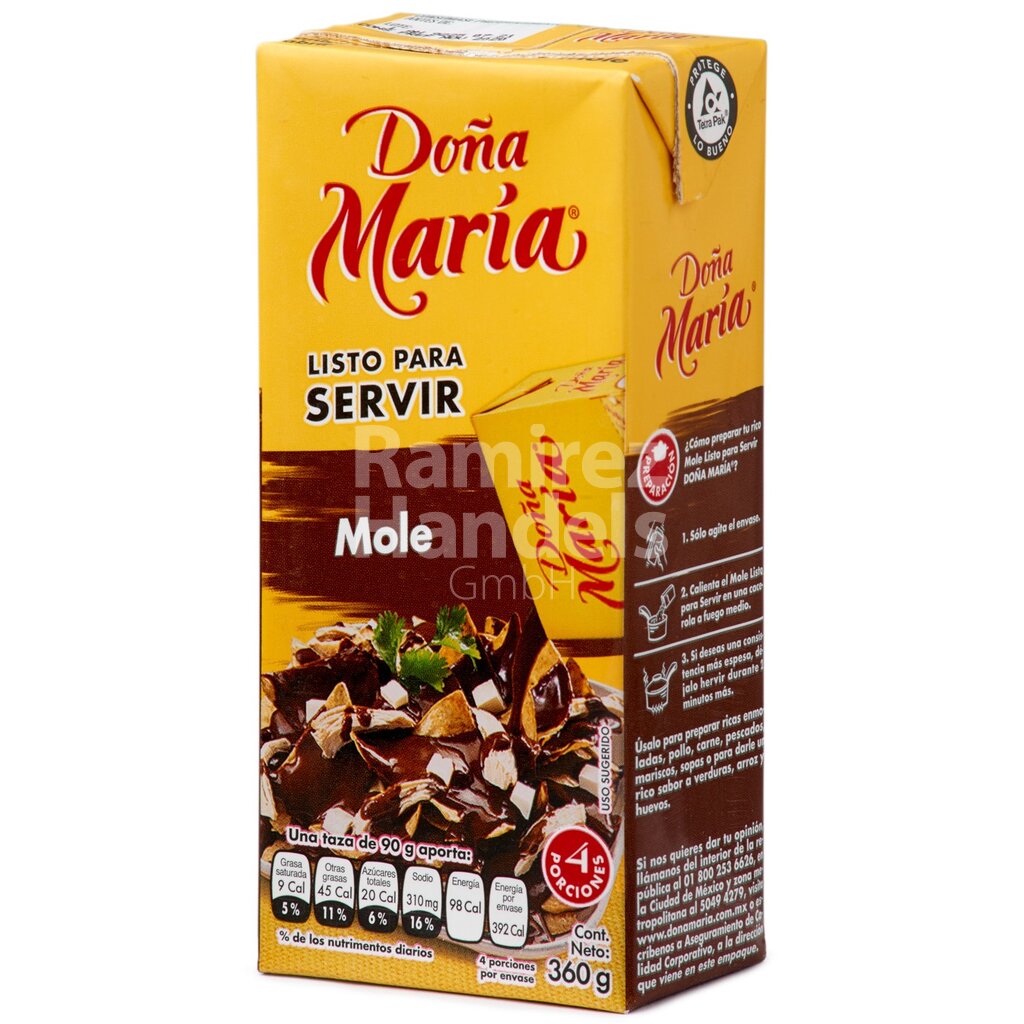[MX0923] Traditional Mole (Ready to serve) DONA MARIA 360 g