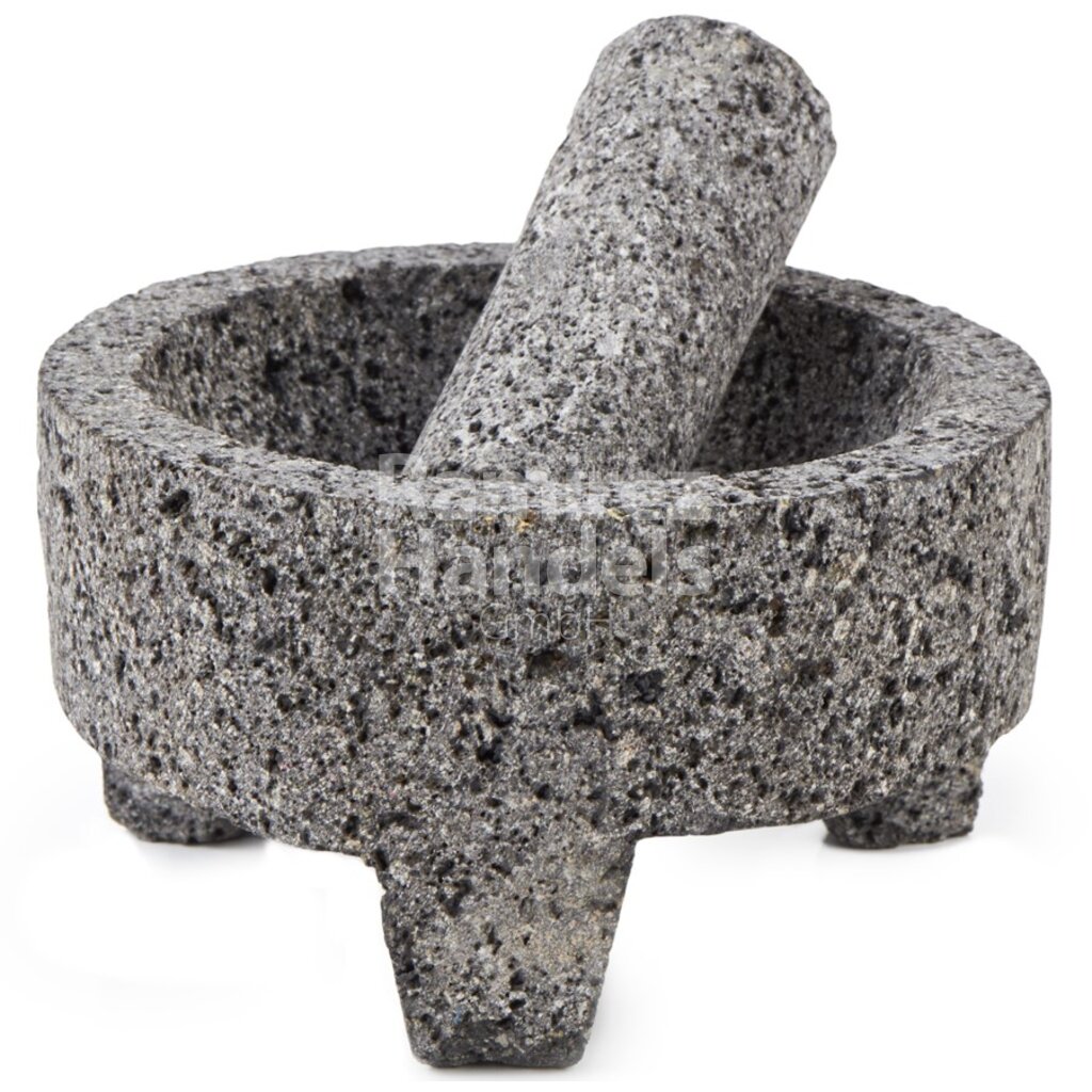 [MX1044] Molcajete aus Vulkanstein KLEIN - 13 cm Durchmesser