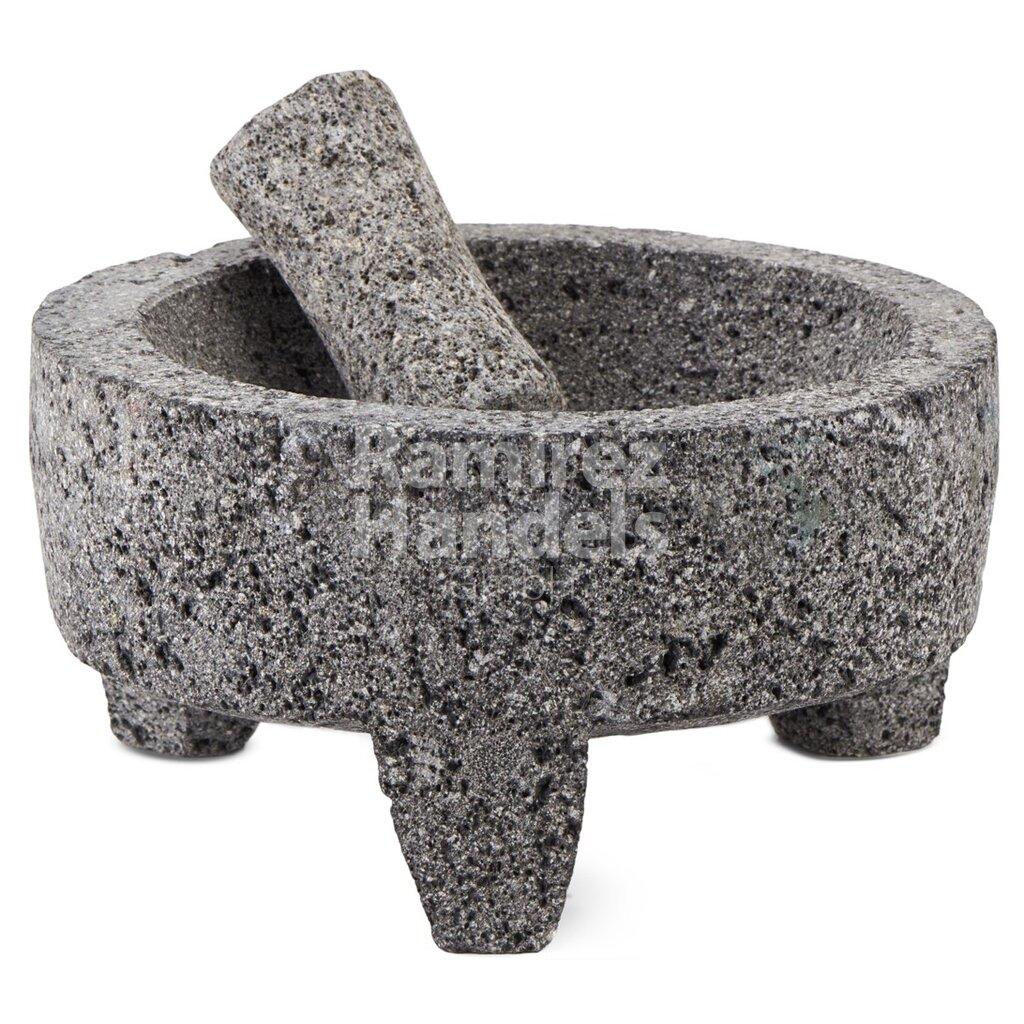 [MX1045] Molcajete aus Vulkanstein STANDARD - 20 cm Durchmesser