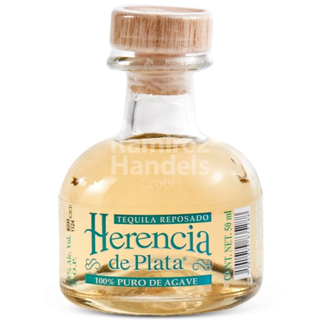 [MX1160] Tequila Herencia de Plata Anejo 100% Agave 38% vol. 50 ml