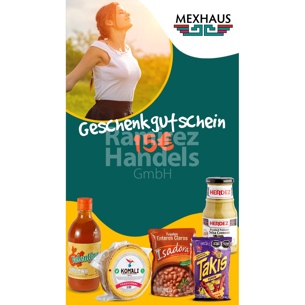 Geschenkgutschein 15€
