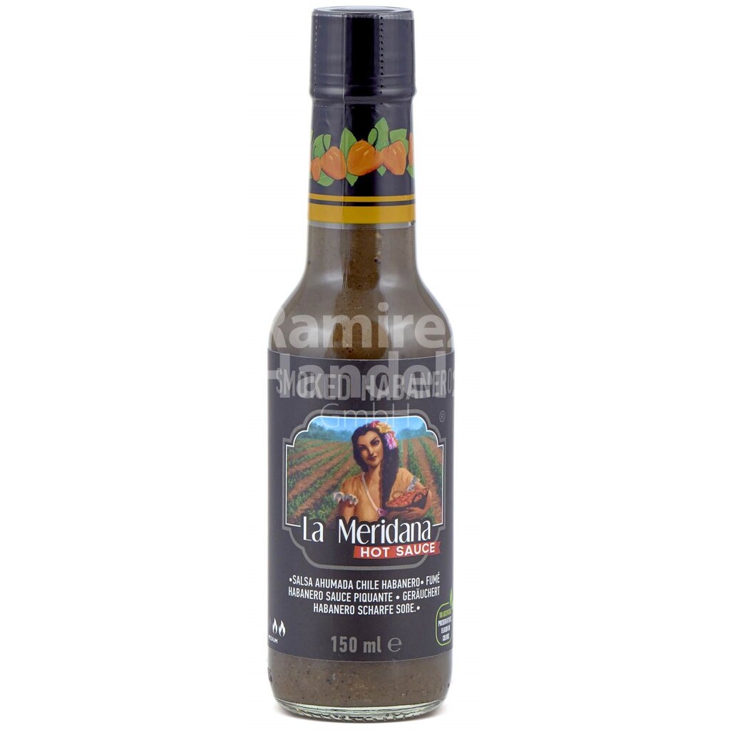 Salsa Habanero GERÄUCHERT (SMOKED) LA MERIDANA 150 ml