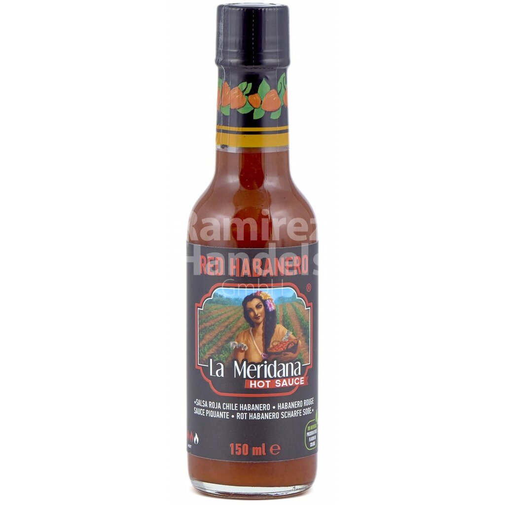 [MX1224] Salsa Habanero ROJO LA MERIDANA 150 ml