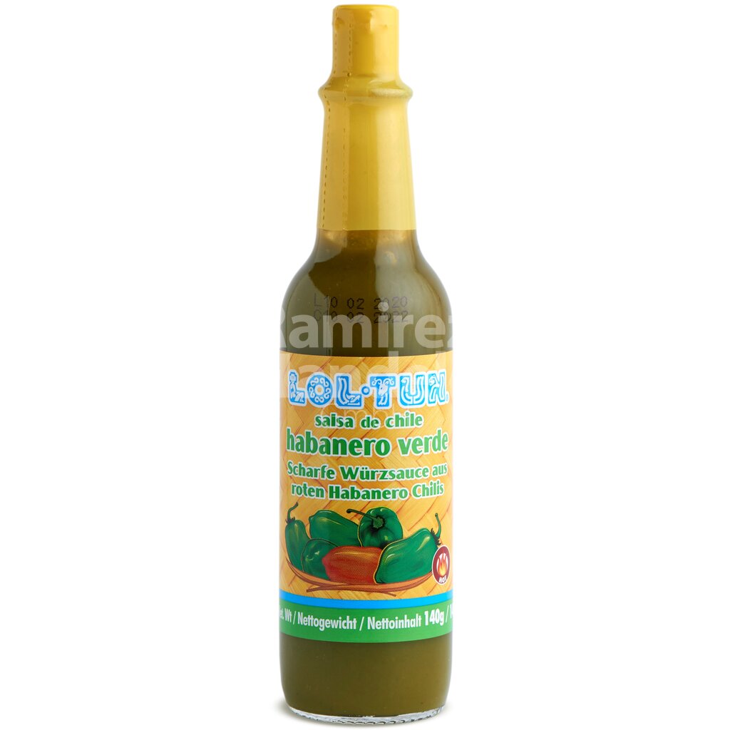 Salsa Habanero GRÜN (VERDE) LOL-TUN 140 ml