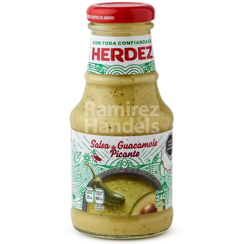 Salsa Guacamole SCHARF Herdez 240 g