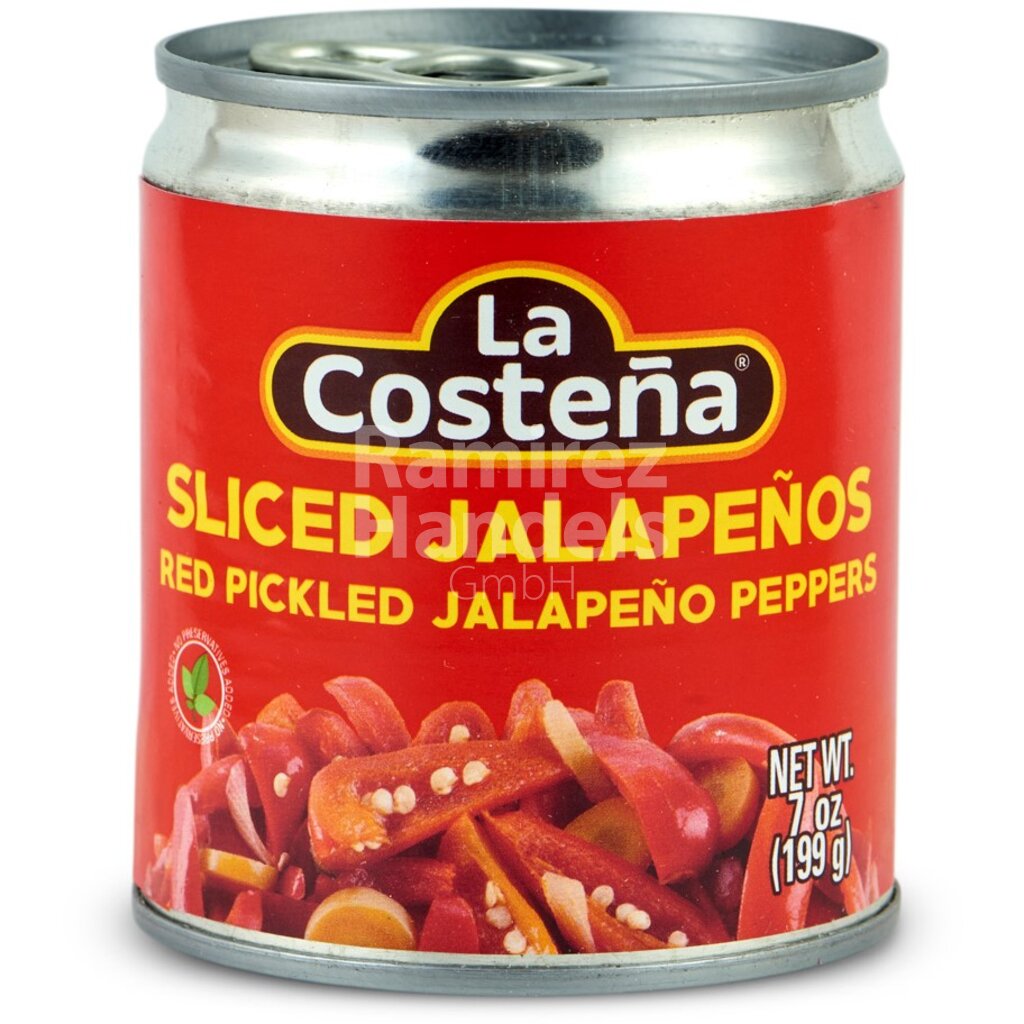 [MX1386] Red jalapeños in strips LA COSTENA (Rajas rojas) 199 g