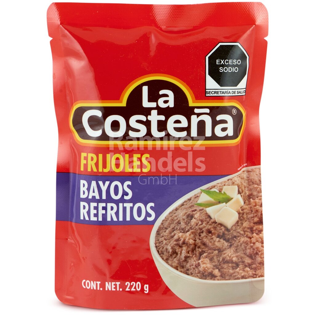 Helles Bohnenmus (frijoles refritos bayos) LA COSTENA 220 g