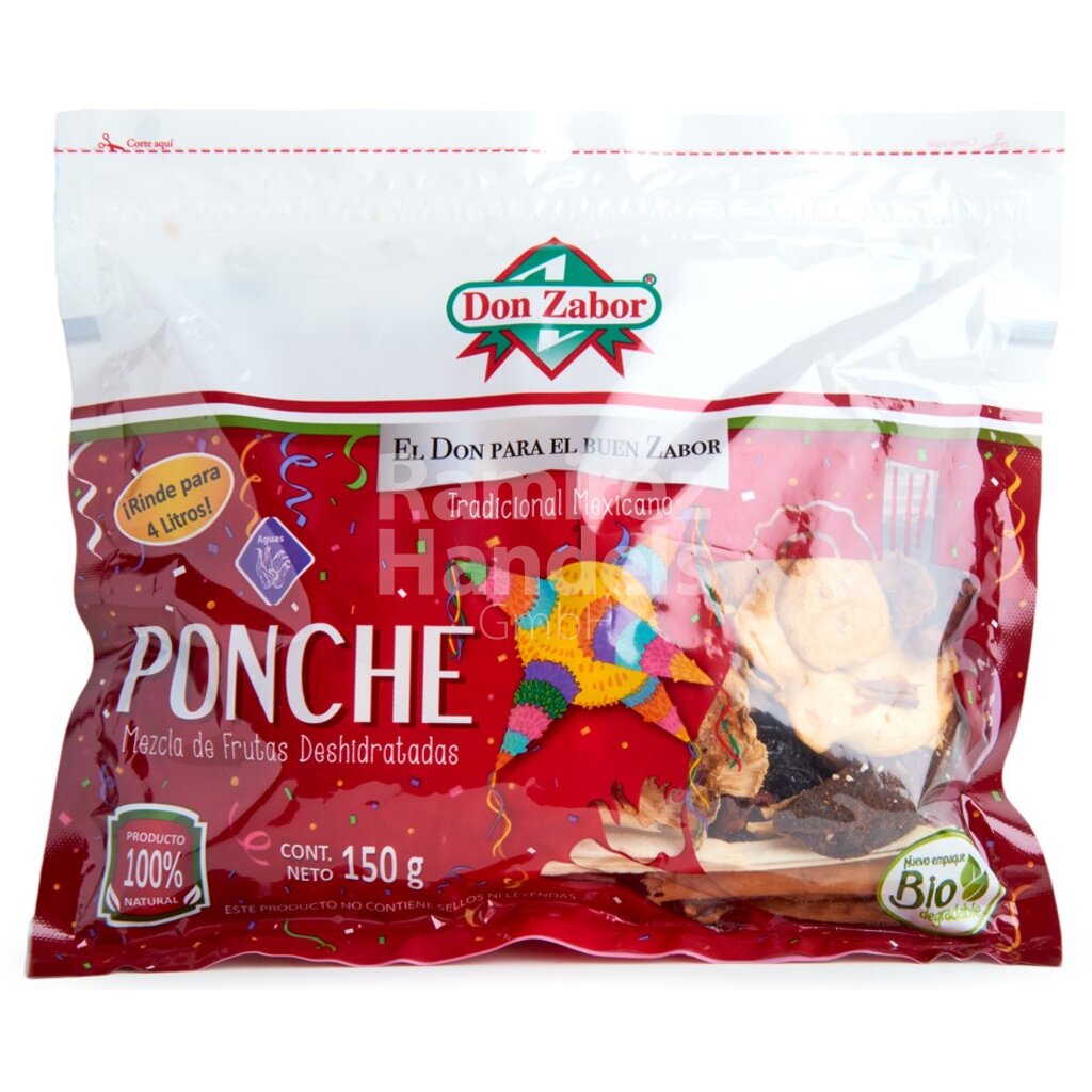 [MX1428] Ponche de Frutas Deshidratado DON ZABOR 150 g
