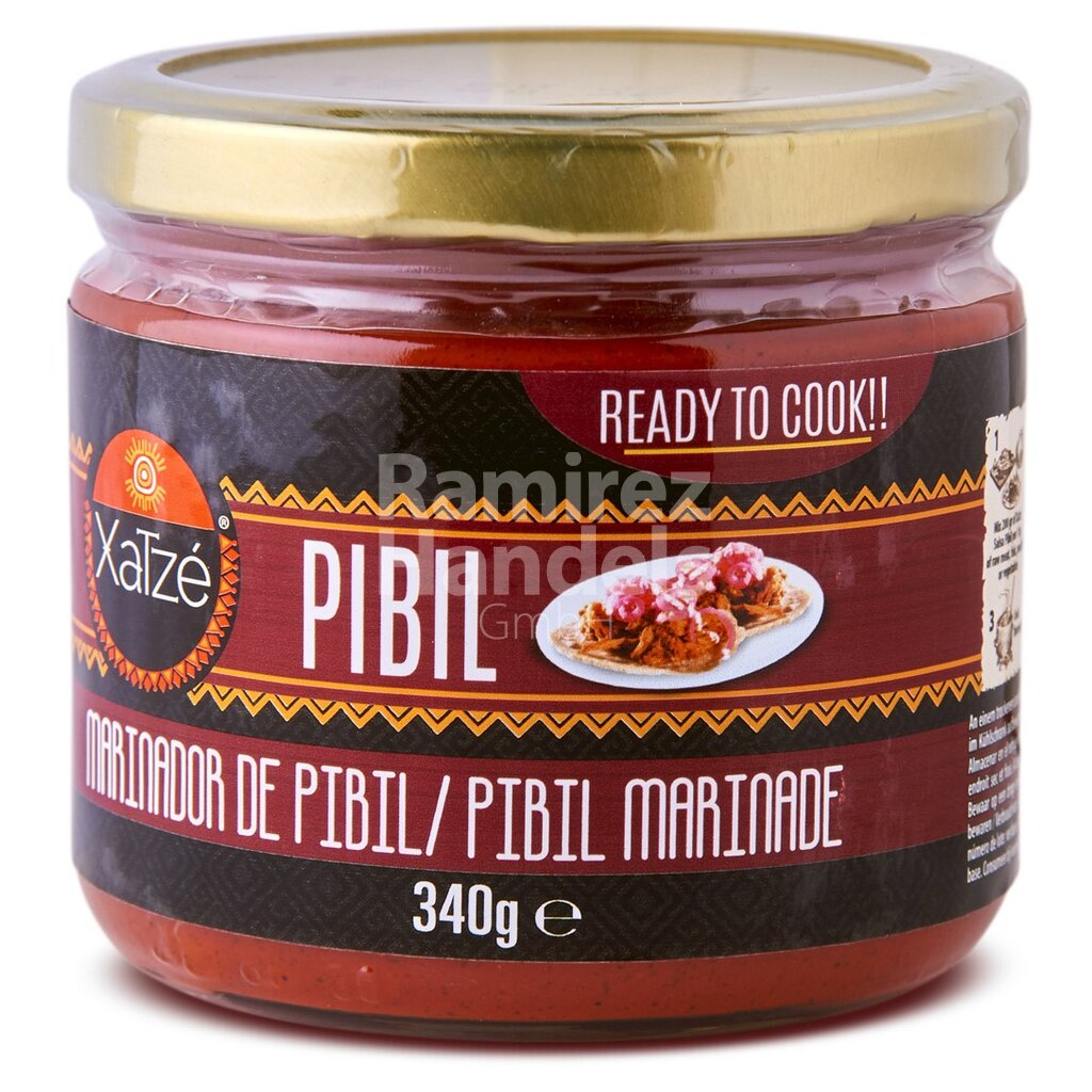 [MX1471] Pasta para Sazonar carne Pibil XATZE 340 g