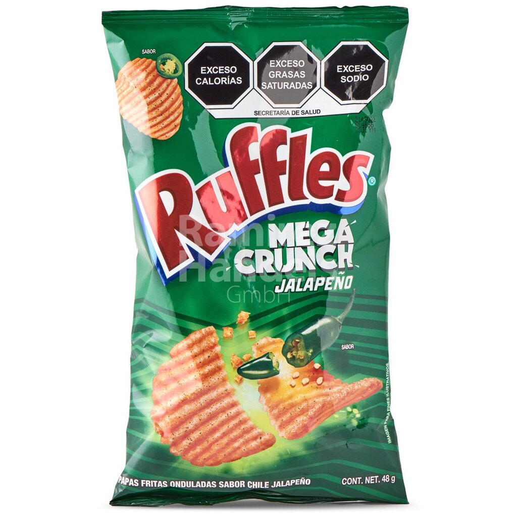 [MX1631] Ruffles MEGA CRUNCH JALAPENO 48 g