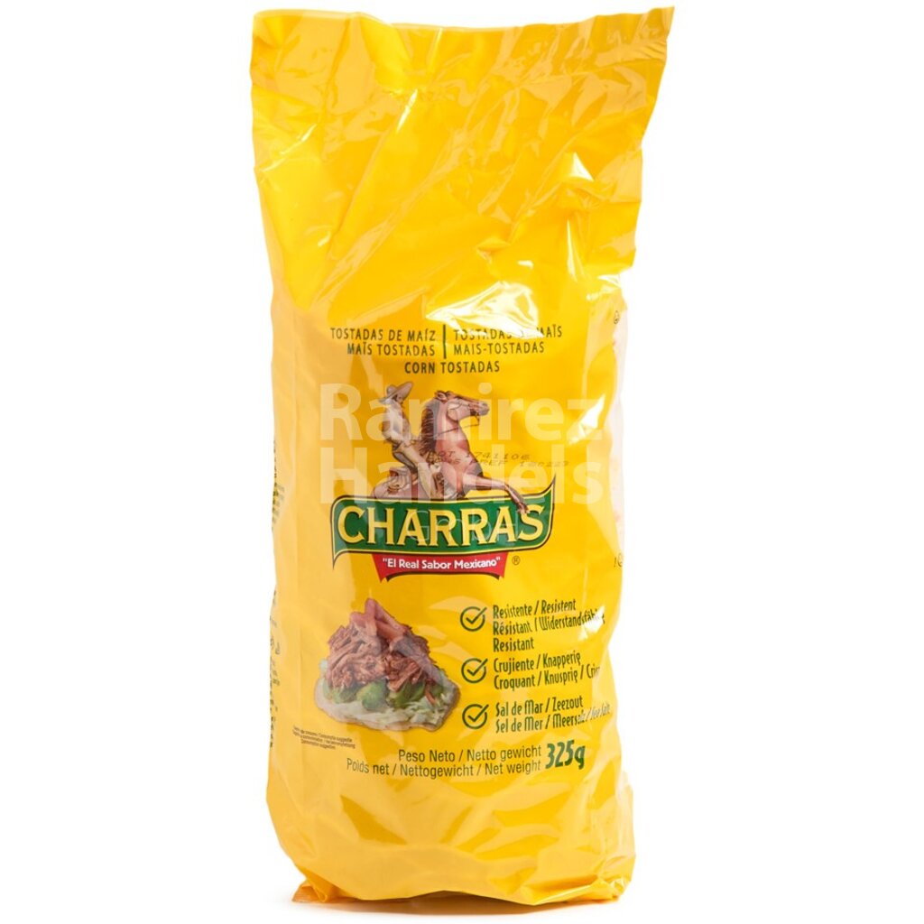 [MX1660] Tostadas Fried CHARRAS 325 g Bag