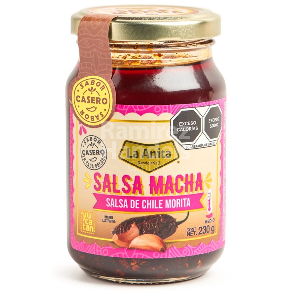 [MX1745] Salsa Macha CHILI MORITA La Anita 230 g