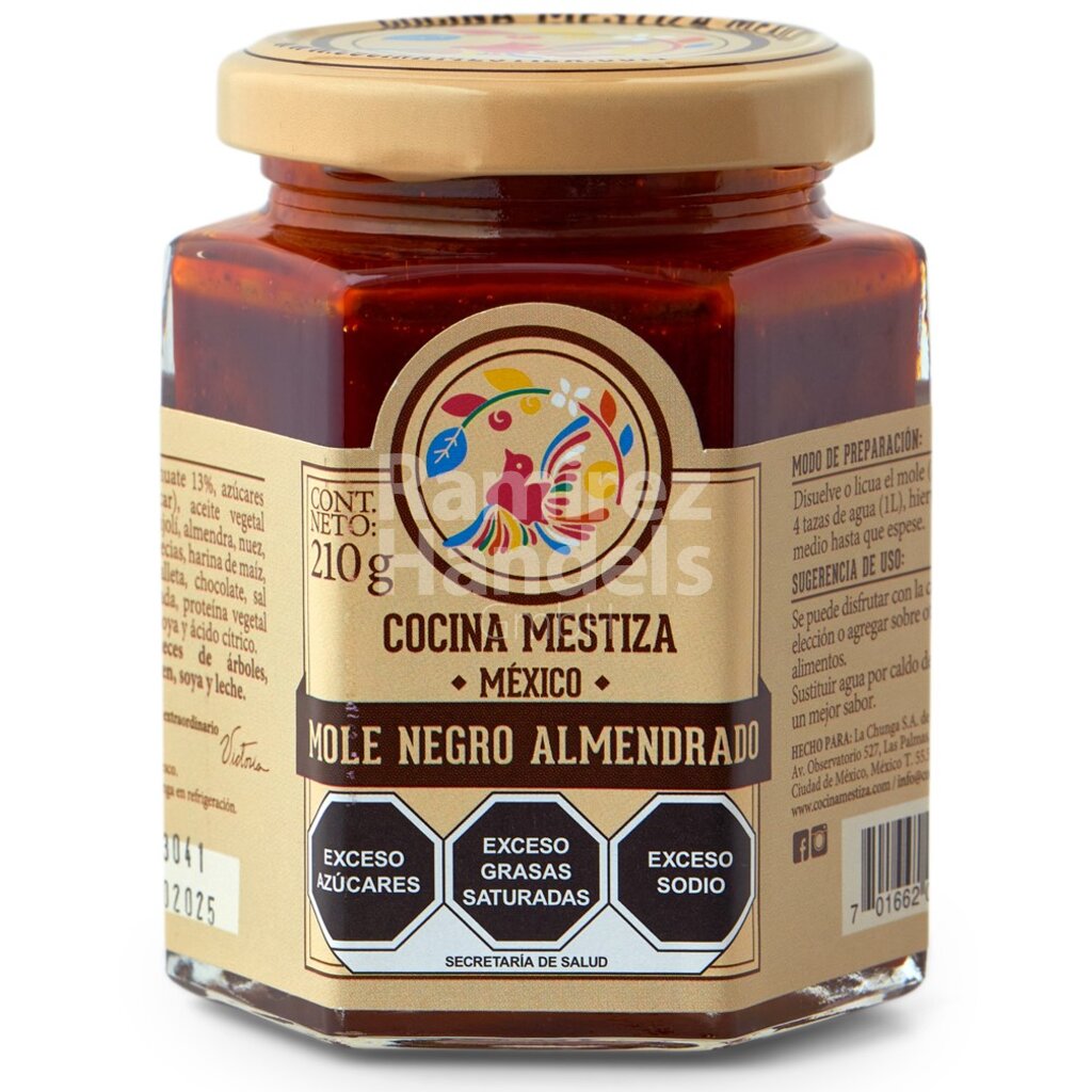 [MX1885] Black Mole with Almond Cocina Mestiza 210 g