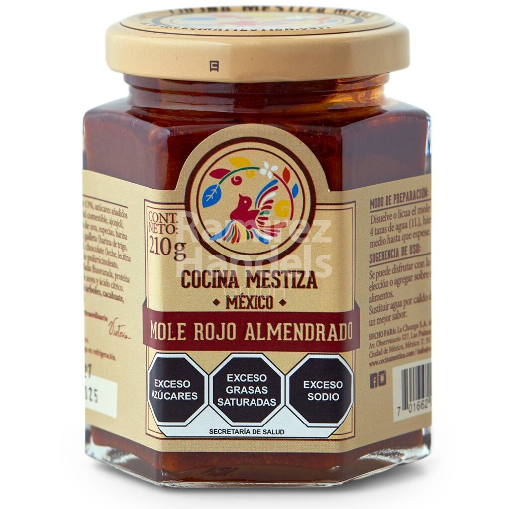 Mole Rojo Almendrado Cocina Mestiza 210 g