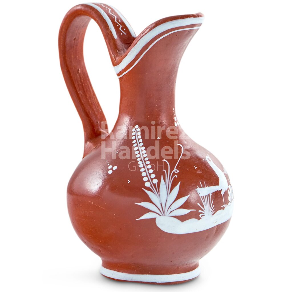 [MX1916] Vase JARRITA (Aprox. 17 cm) Glazed Mexican Clay