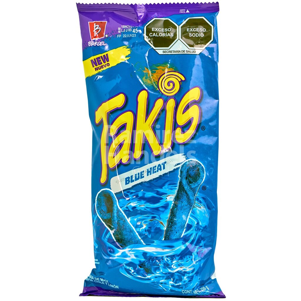 [MX1974] Takis HEAT BLUE 200 g (MHD 14 MAY 2024)