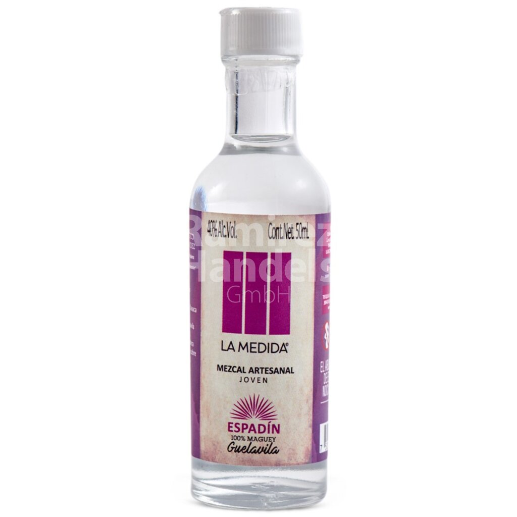 [MX1981] Mezcal Artesanal La Medida - ESPADIN 40 % Vol. Alc. 50 ml