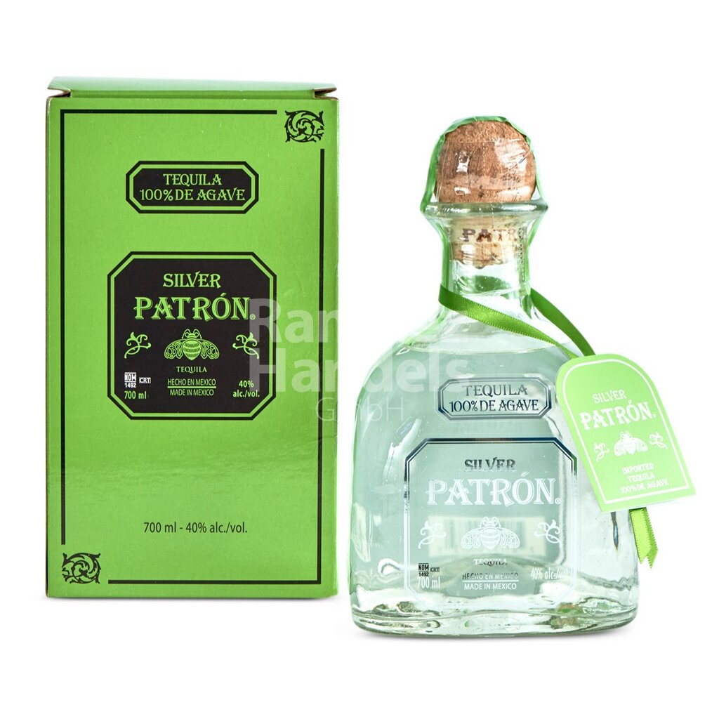 [MX1991] Tequila Patron Silver 100 % Agave 40 % Vol. Alc. 700 ml