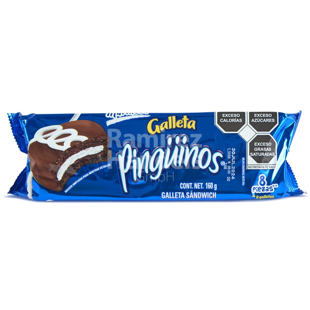 [MX2029] PINGUINOS galletas Marinela 160 g