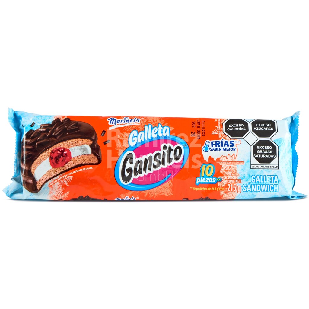 [MX2030] GANSITO galletas Marinela 215 g