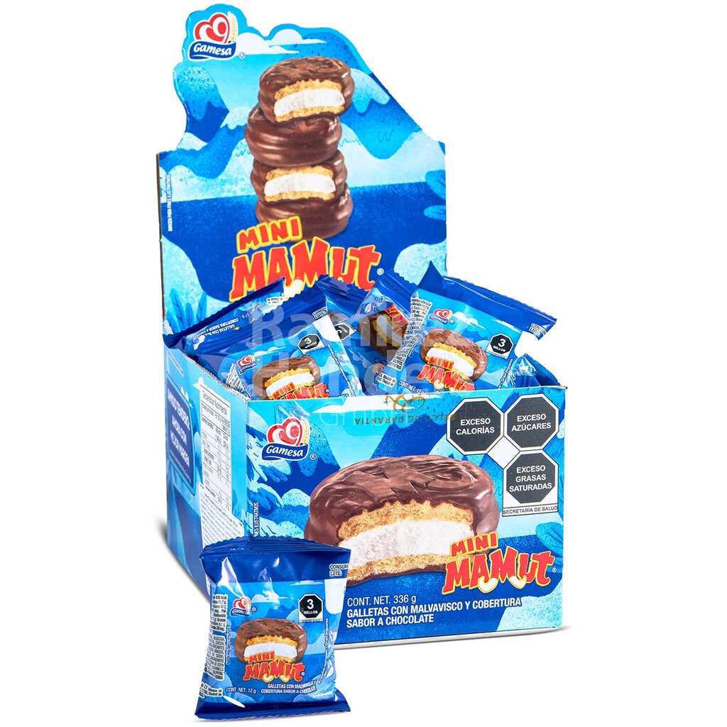 [MX2054] Mini Mamut Gamesa Display 28 pcs. 12 g each