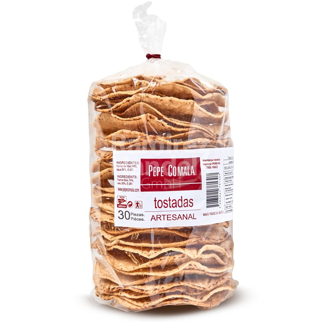 [MX2065] Tostadas Fried PEPE COMALA 30 pcs. (aprox. 420 g)