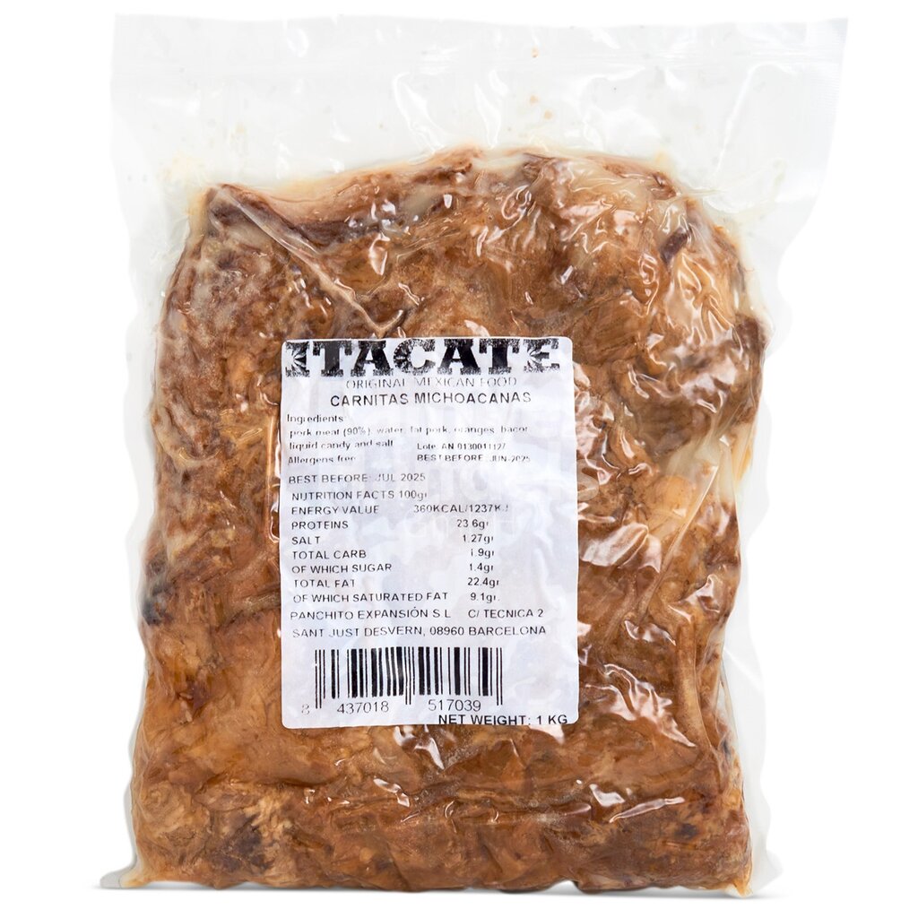 [MX2072] Carnitas Michoacanas Itacate 1 kg