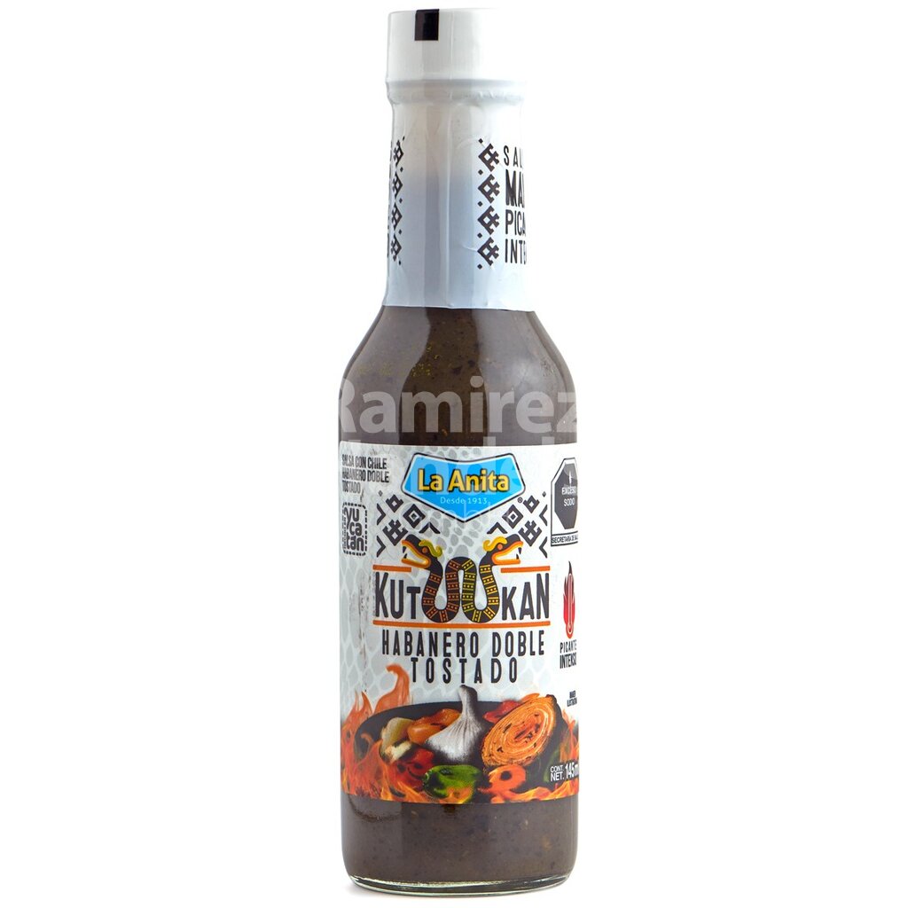 [MX2122] Salsa Habanero doble tostado KUT KAN La Anita 145 ml