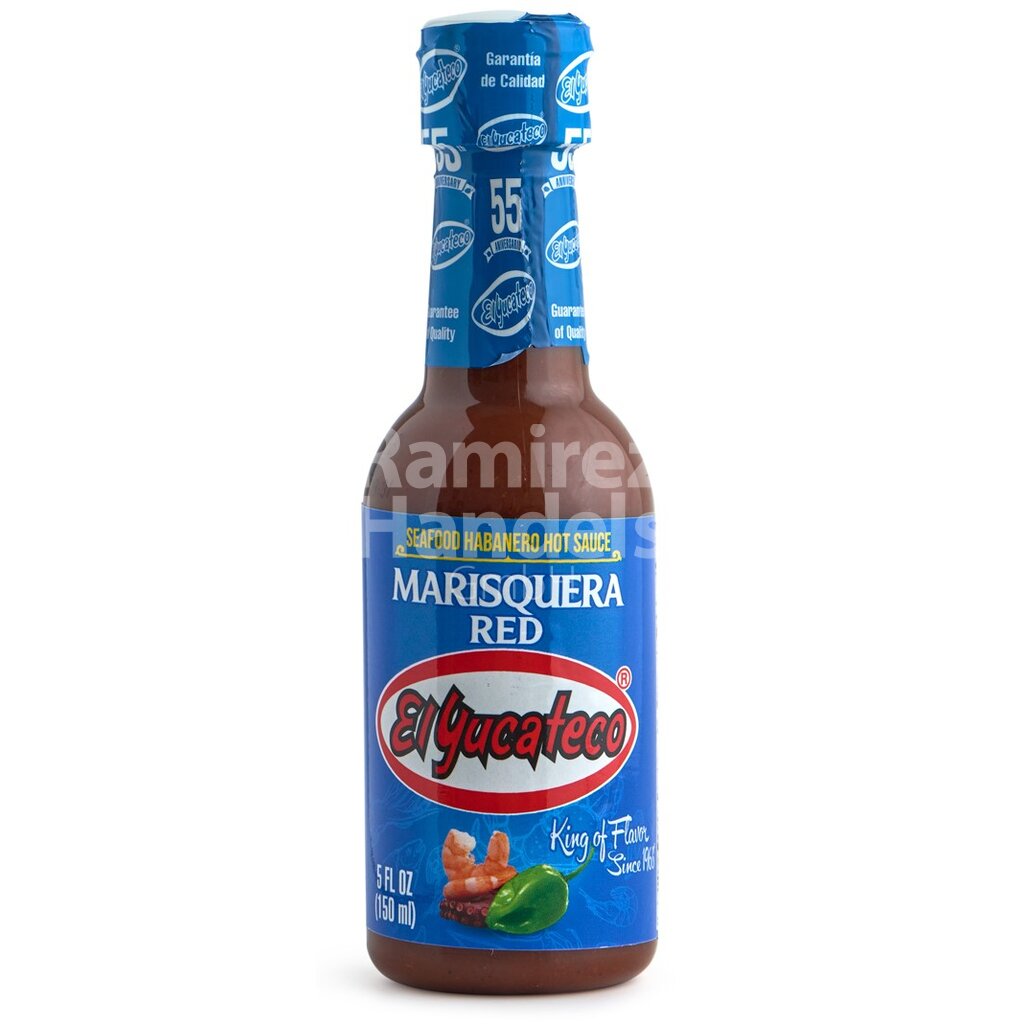 [MX2129] Salsa ROTE Habanero Marisquera El Yucateco 150 ml