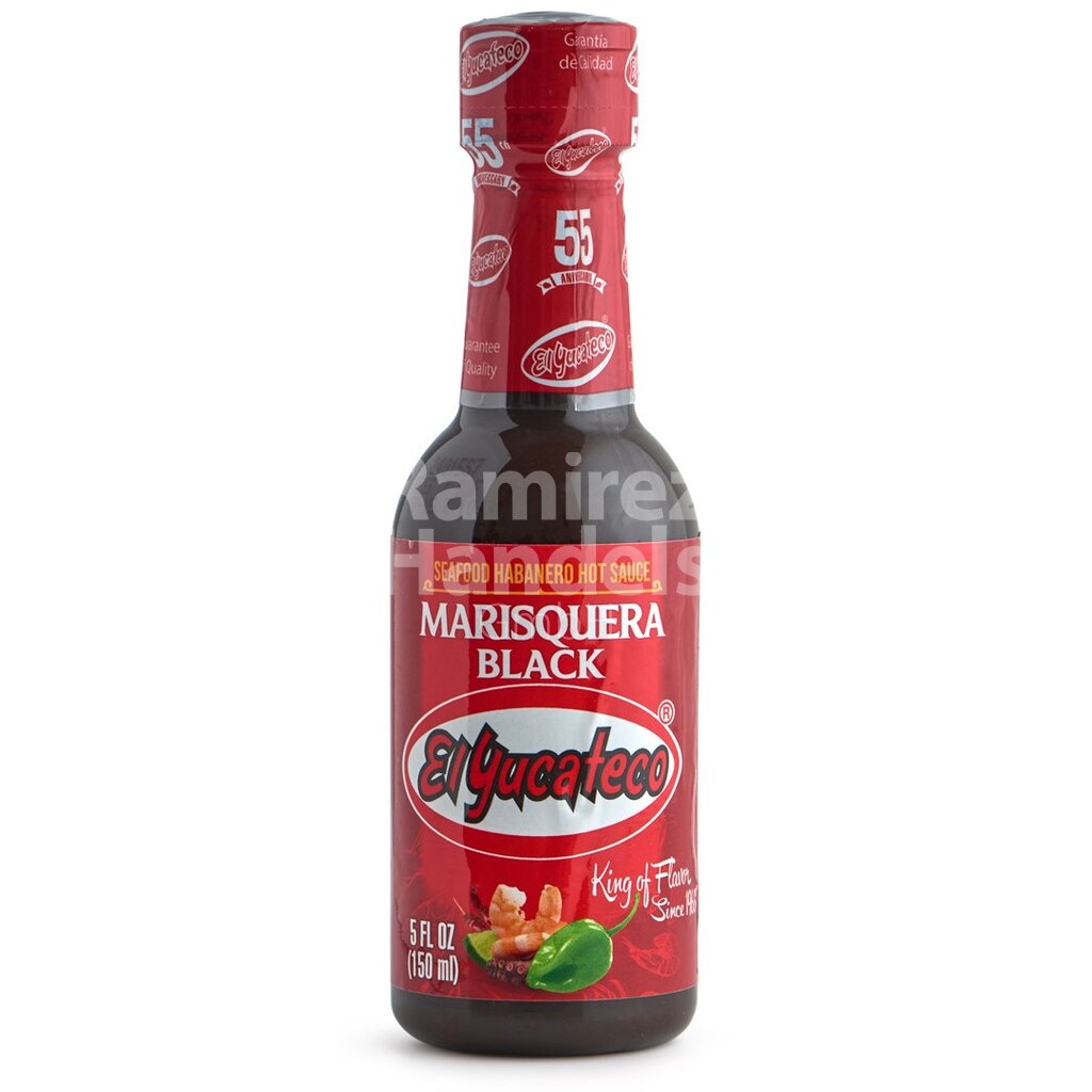 [MX2130] Salsa Habanera Marisquera NEGRA El Yucateco 150 ml