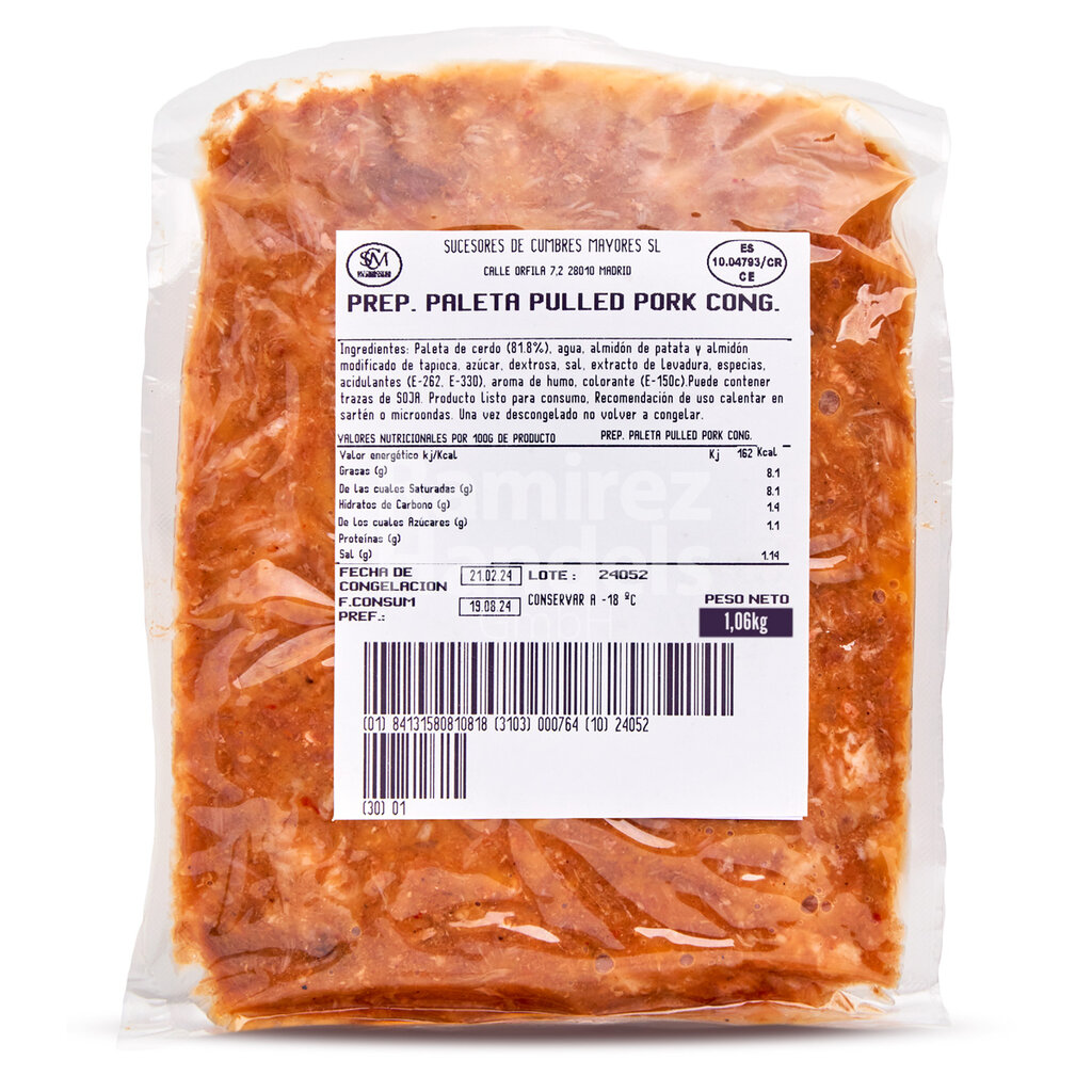 [MX2139] Pull PORK 800 g